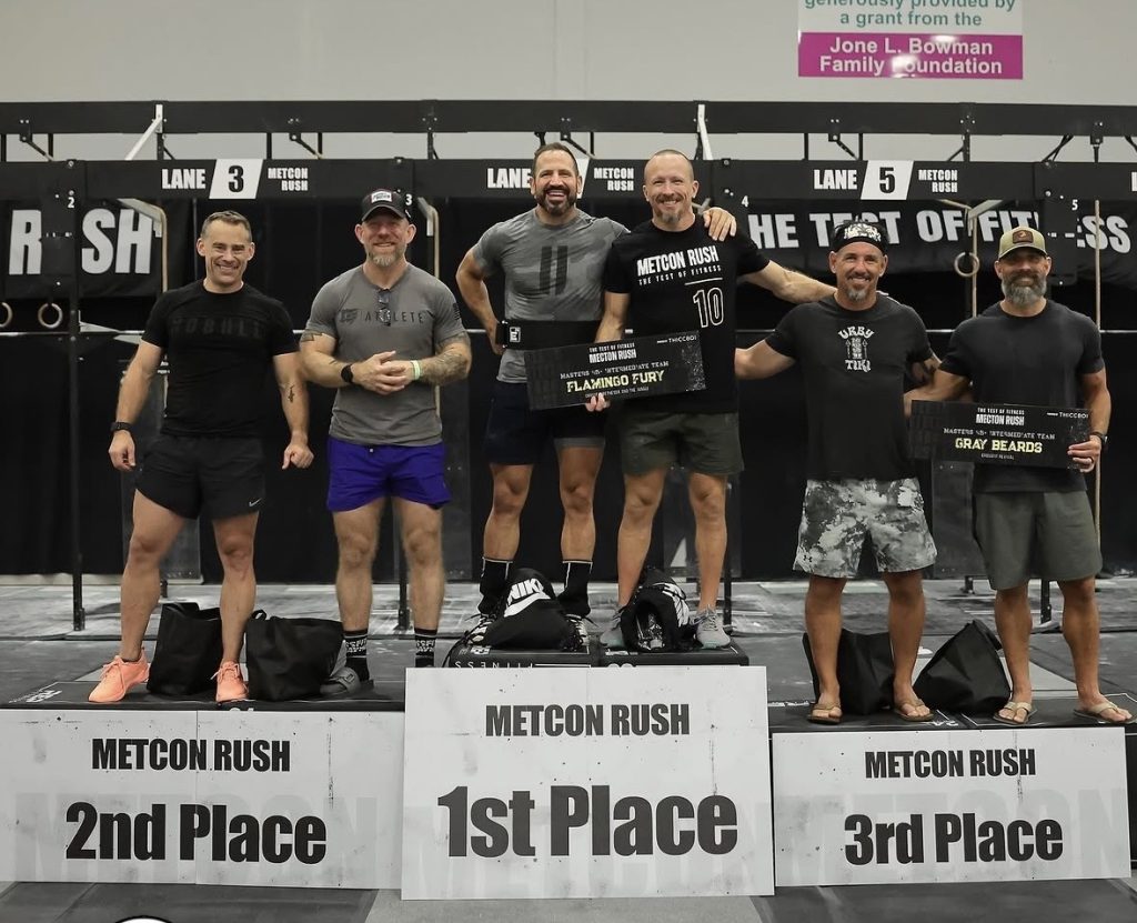 Paul first place at Metcon Rush